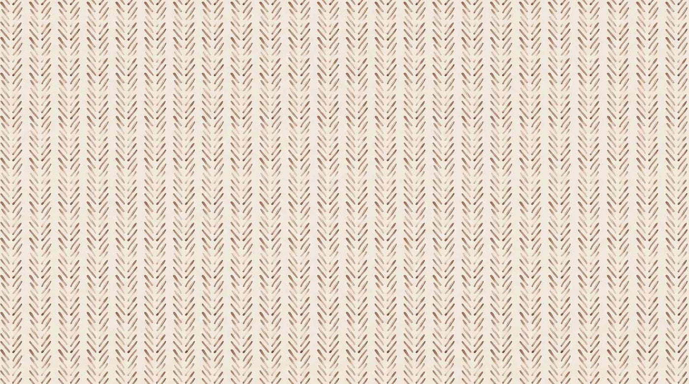 Papier peint tete de lit terracotta