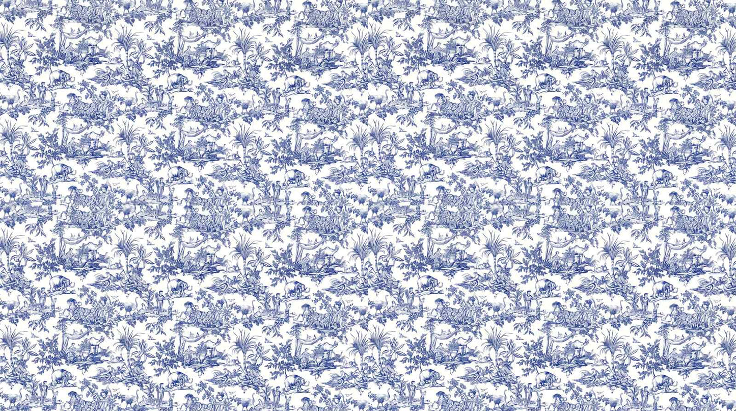 Papier peint toile de jouy animaux