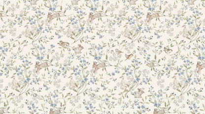 Papier peint toile de jouy enfant