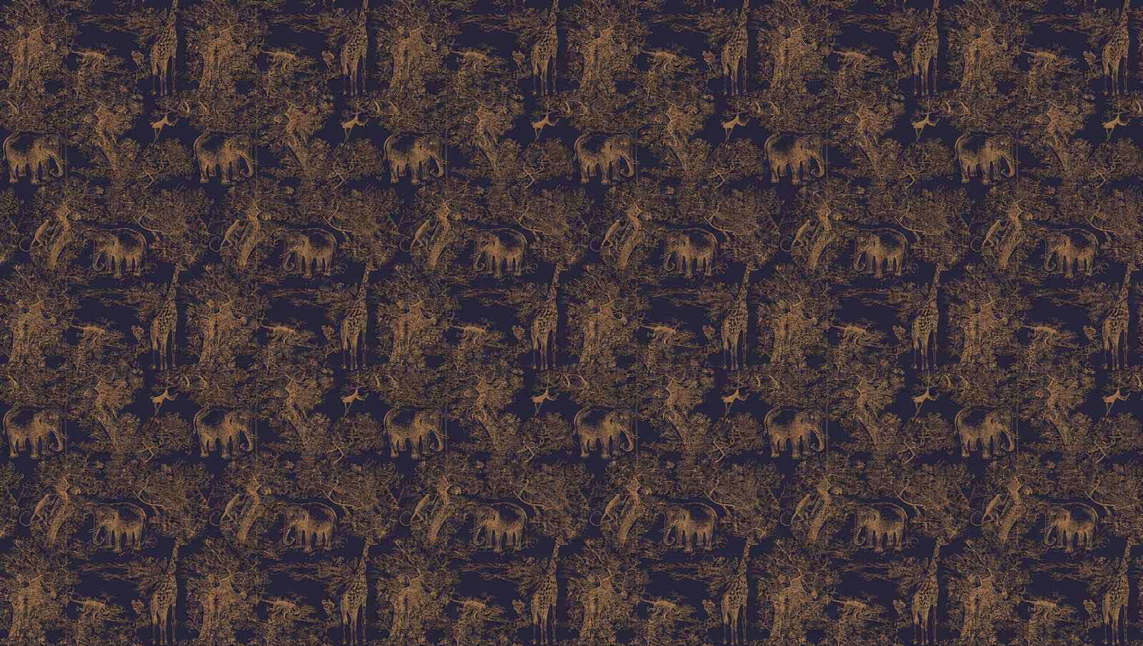 papier-peint-toile-de-jouy-noir-motif