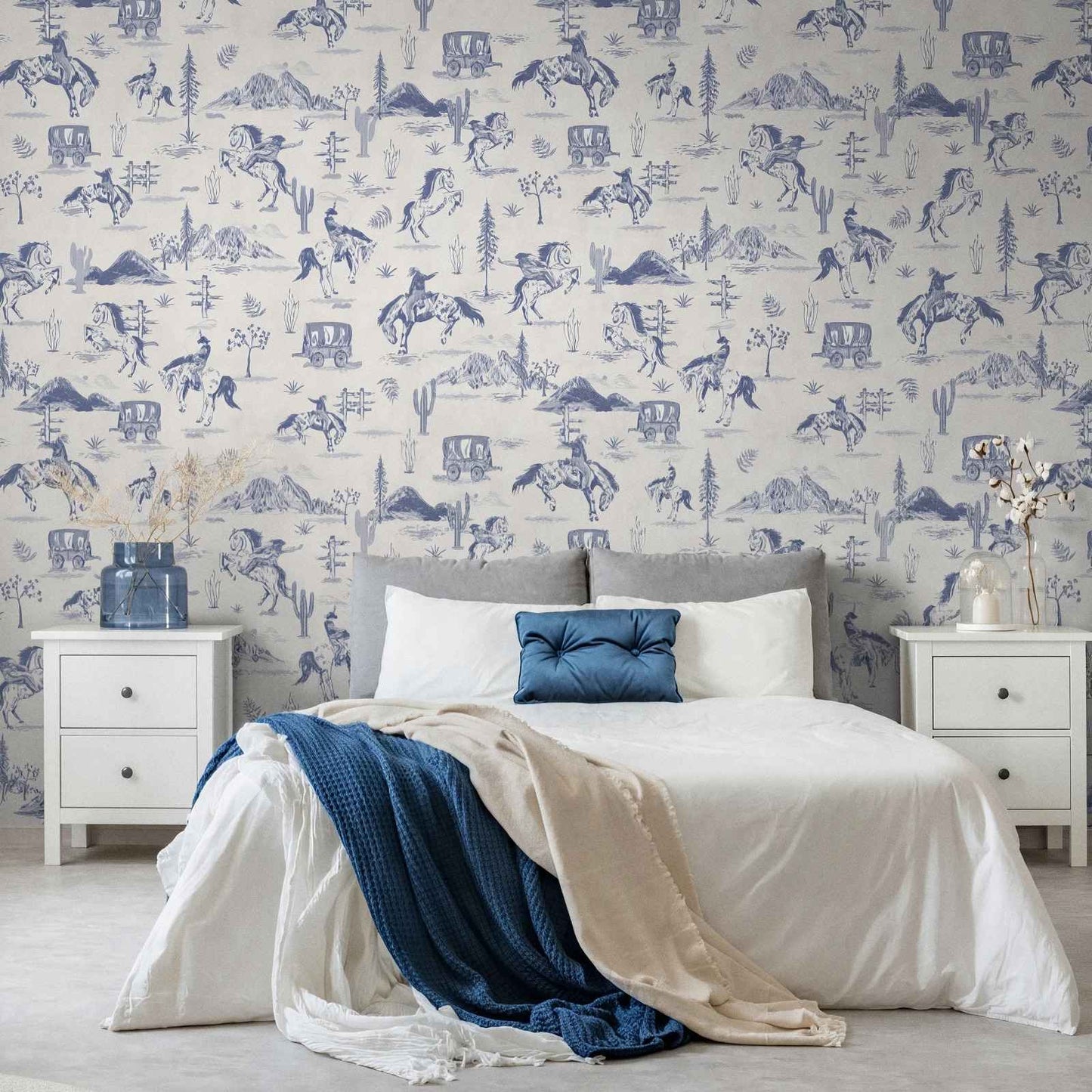 papier-peint-toile-de-jouy-revisitee