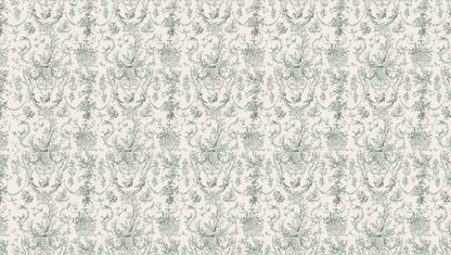 papier-peint-toile-de-jouy-vert-motif