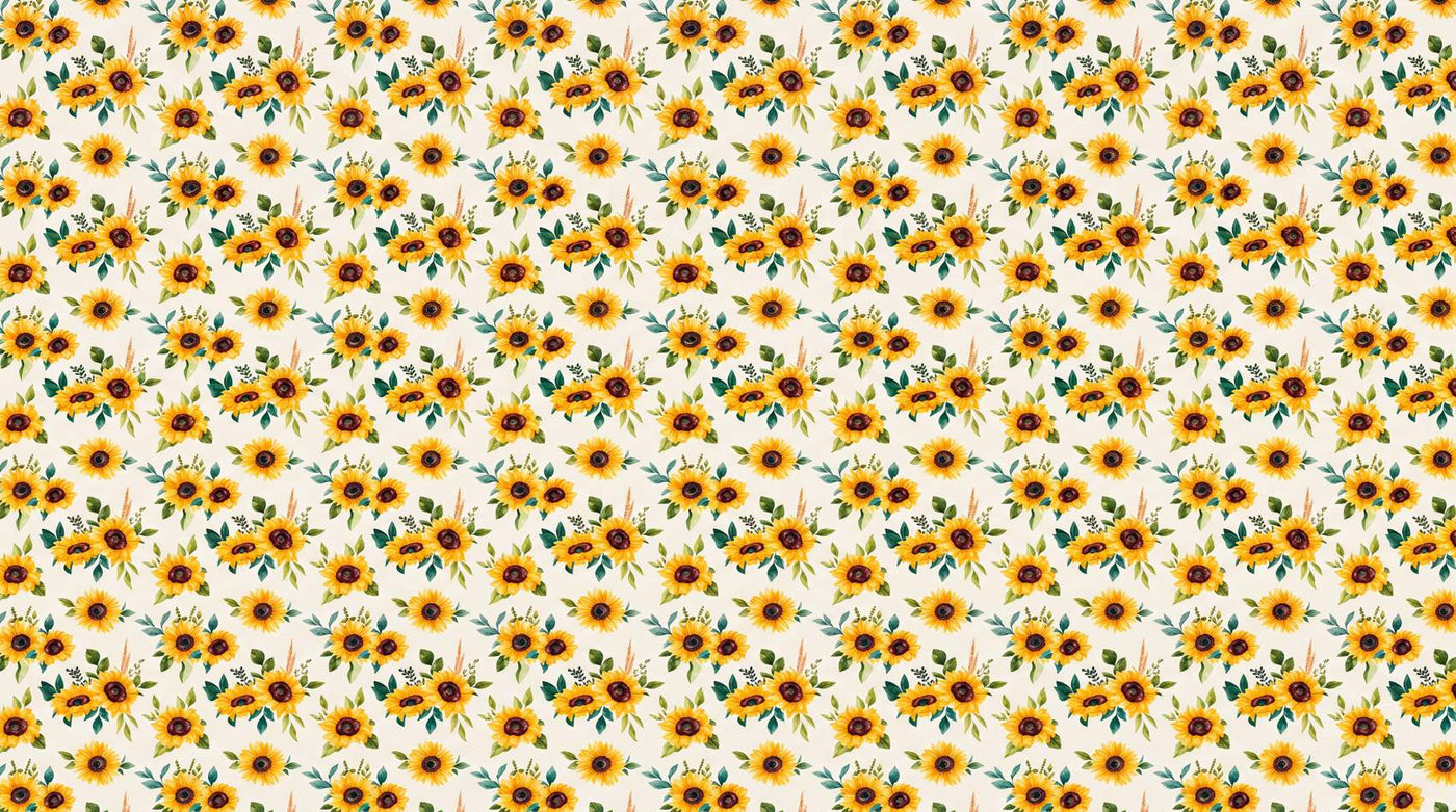 Papier peint tournesol