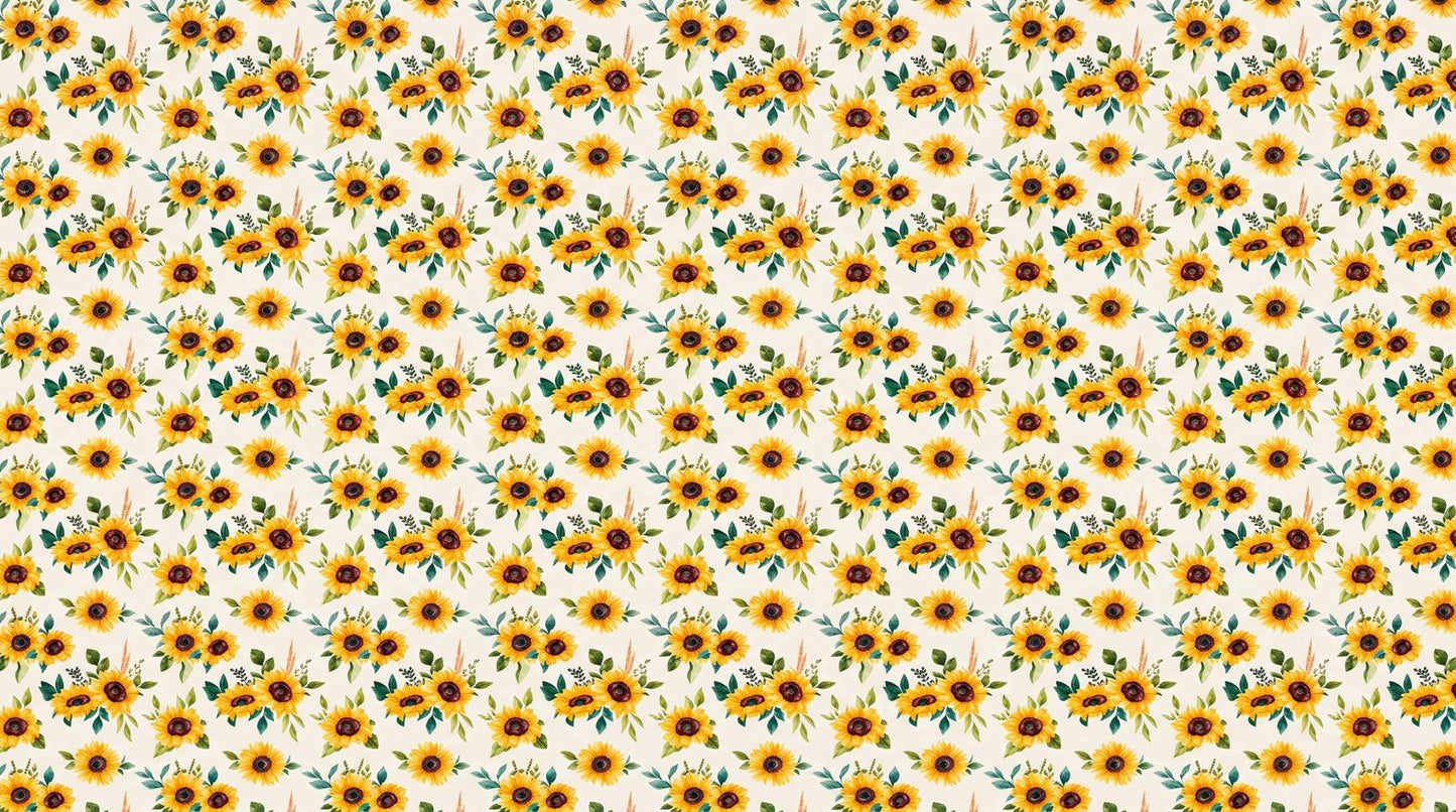 Papier peint tournesol