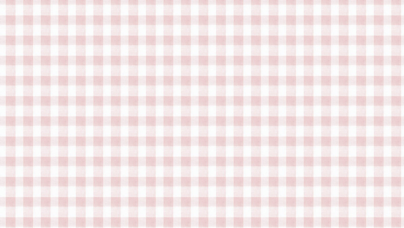 Papier peint vichy rose pâle