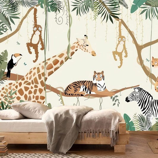 Papier Peint Vintage Savane
