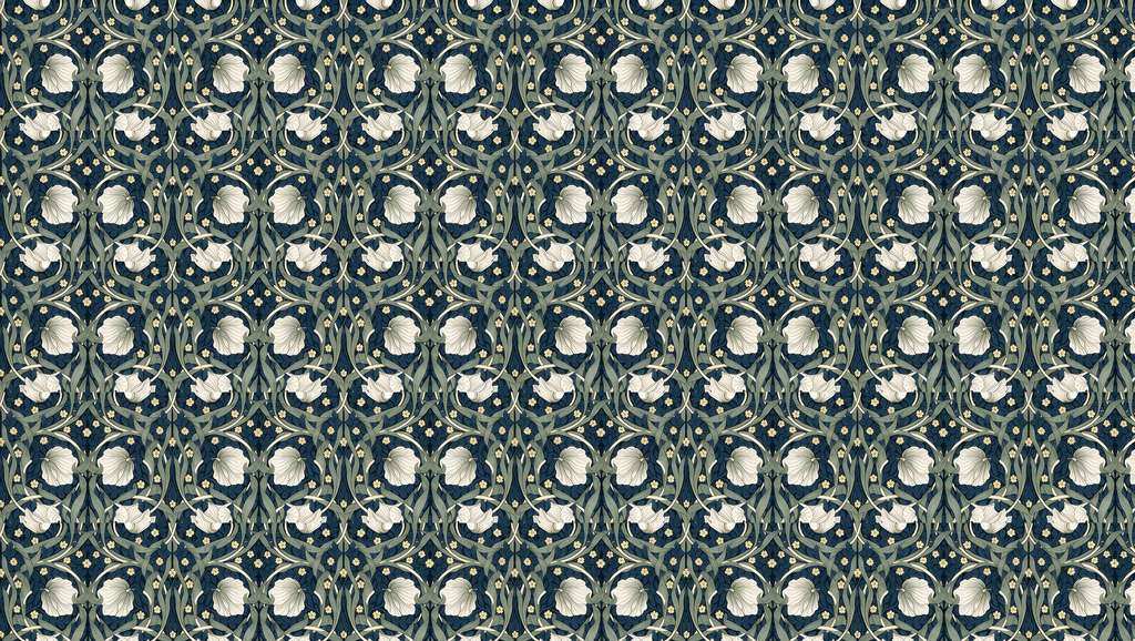 papier-peint-william-morris-bleu-motif