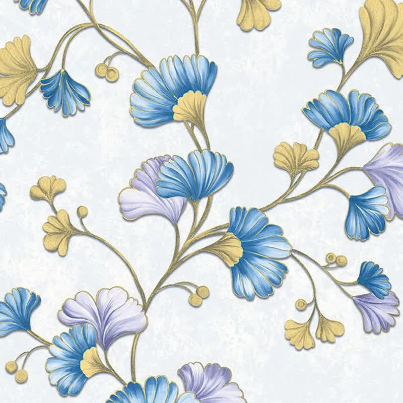Papier peint fleur de ginkgo