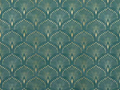 Tête de lit papier peint art deco