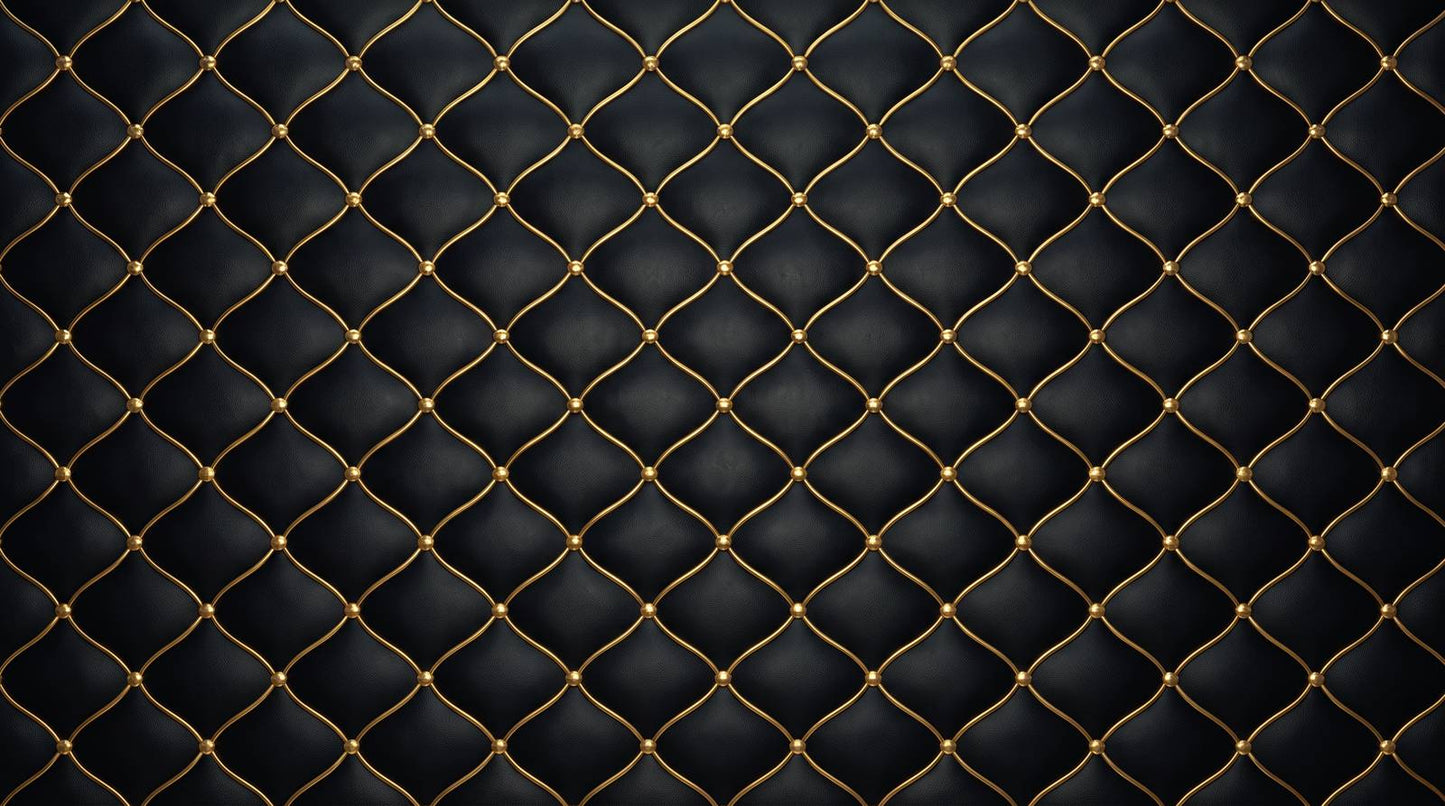 Tete de lit papier peint noir